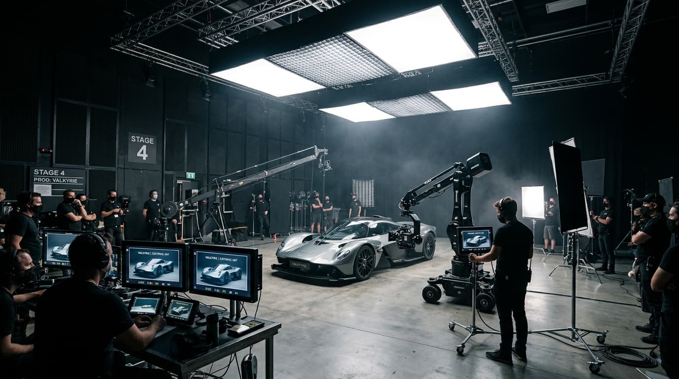 Vehículos de Rodaje para Comerciales y Series en Estudio de Cine