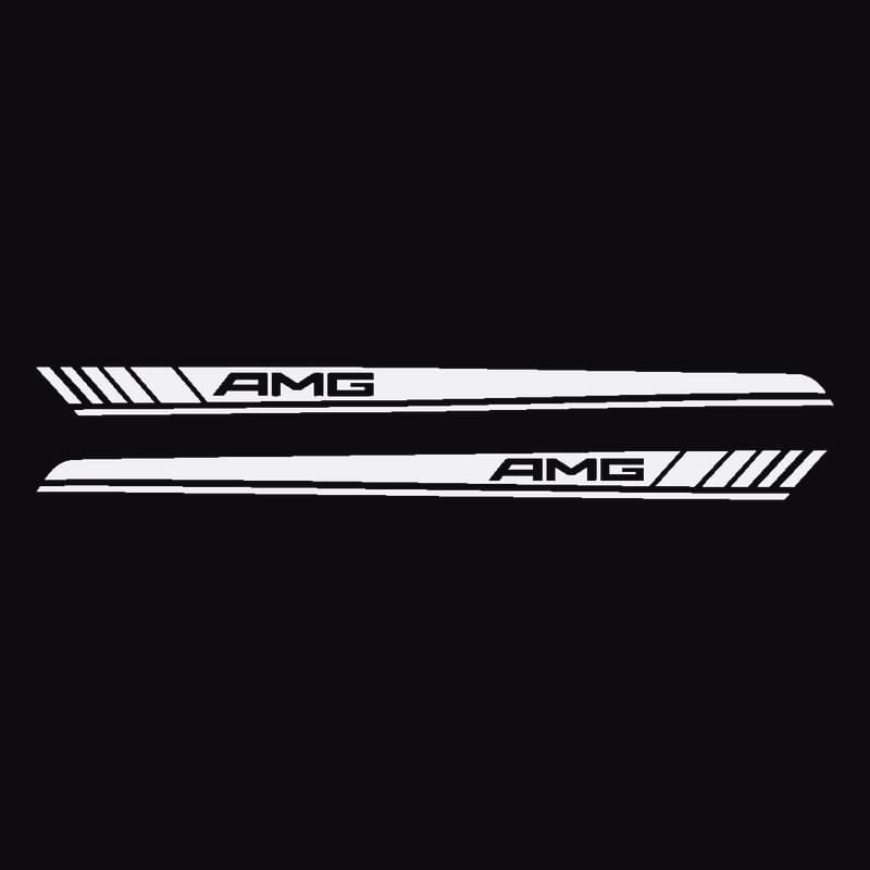 Líneas Deportivas Laterales AMG Edition 1 en Vinilo Satin Hexis · Mercedes-AMG