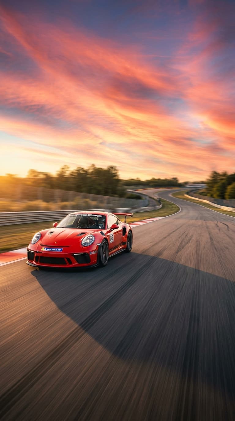 Porsche GT3 Motorsport Action - Ley de la Mirada Vertical Cover
