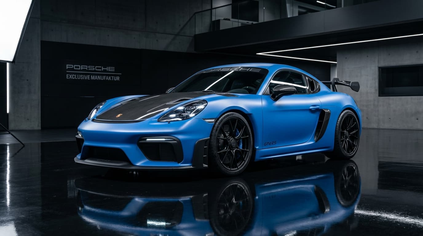 Porsche GT4 RS en preparación de pista