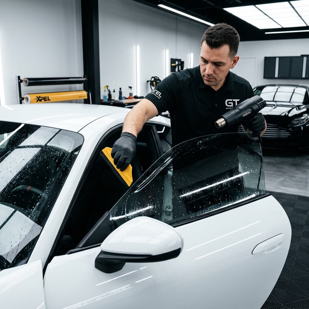 Polarizado Nanocerámico IR 97% Grado Concesionario · Porsche