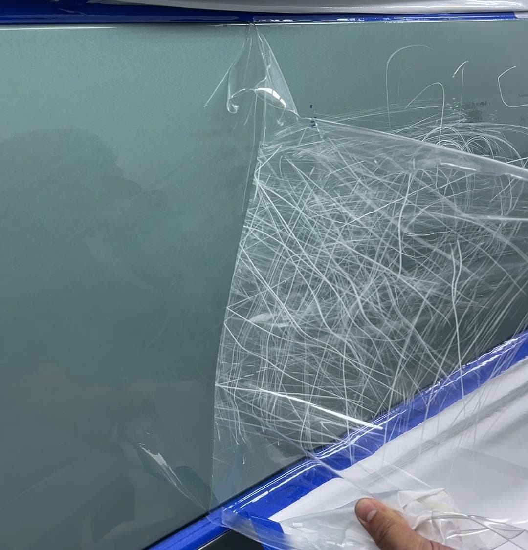 Prueba de despegue transparente sin goma